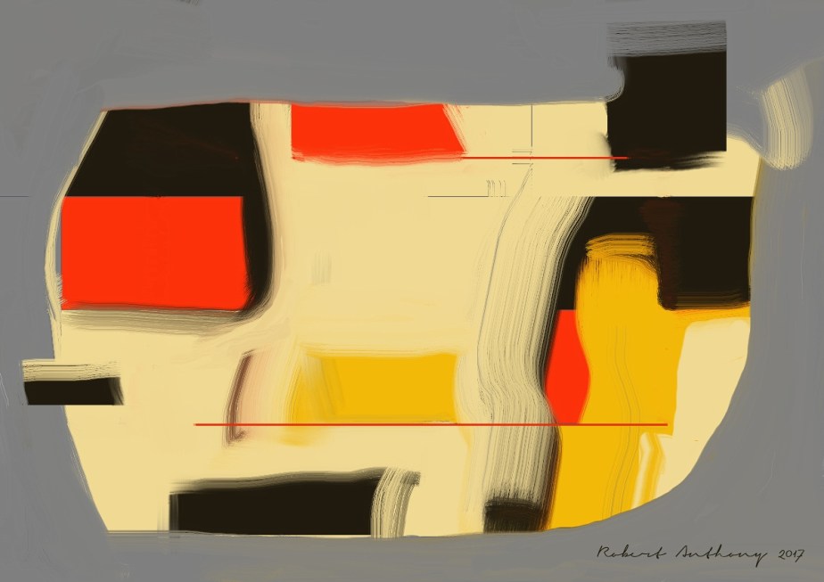 Red Vase Chine (for LB) -Robert Anthony 2017